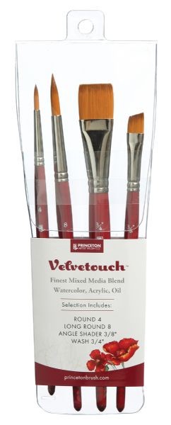 Princeton Velvetouch Professional 4-Piece Set 