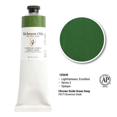 Shiva Richeson Oils 5oz Chrome Oxide Green Deep 