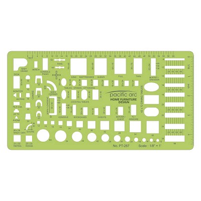 Template: Furniture, 1/8' scale 