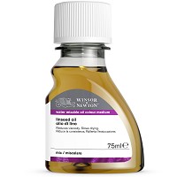 Winsor Newton Water Mixable  Linseed Oil 75ml Bottle